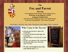Tablet Screenshot of fox-and-parrot.com